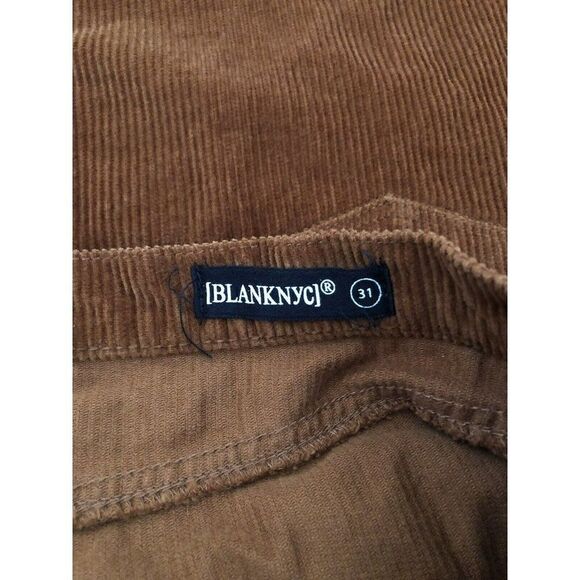 Blank NYC Atlas Skirt Women's Brown Corduroy A-Line mini Skirt Size 31 - Picture 7 of 8